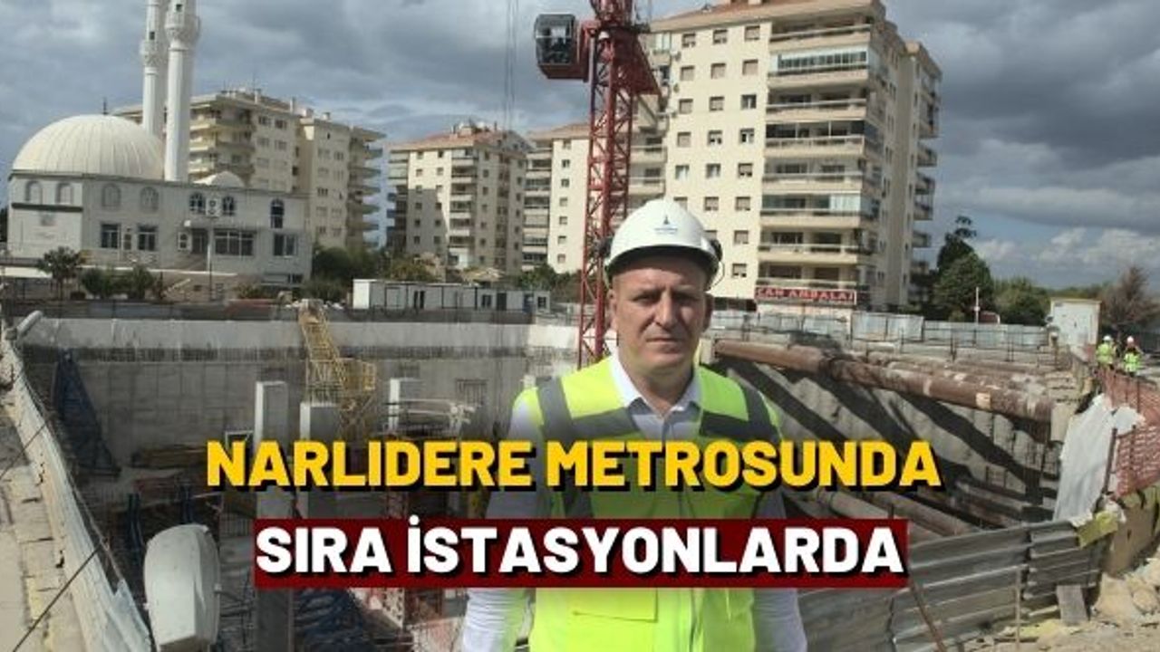 Fahrettin Altay-Narlıdere Metrosu’nda sıra istasyonlarda