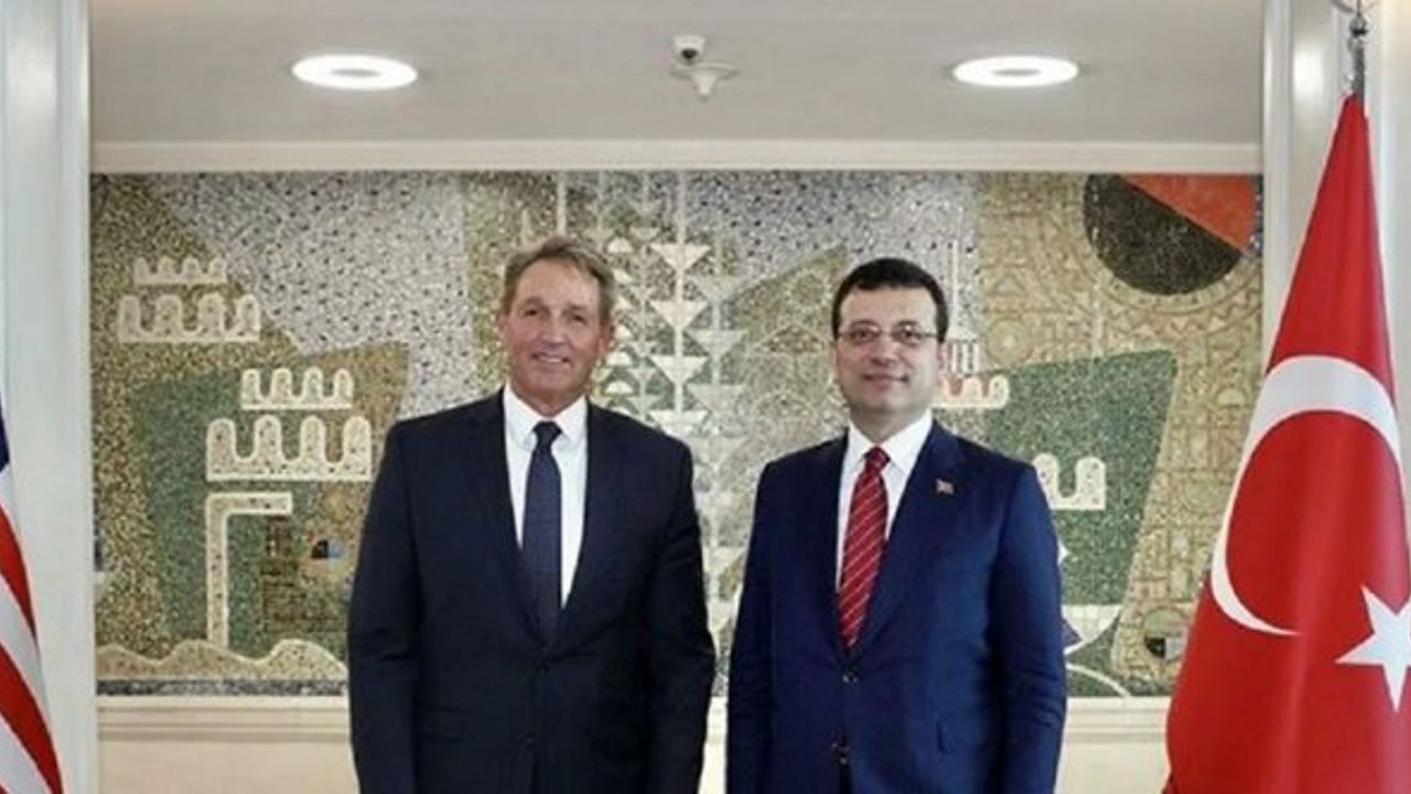 Jeffry Flake, İBB Başkanı İmamoğlu'nu ziyaret etti
