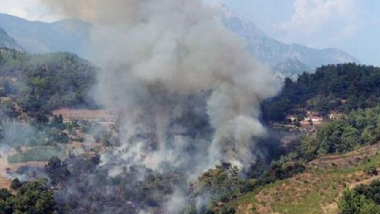 Antalya’nın Kumluca ilçesinde orman yangını çıktı.