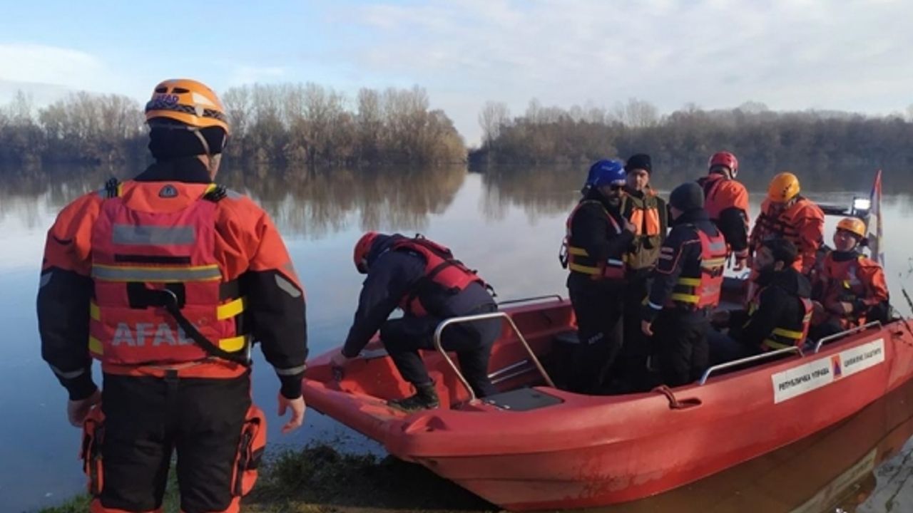 Bosna Hersek'in Sava Nehri'nde kaybolan 5 Türk vatandaşı için AFAD'dan destek