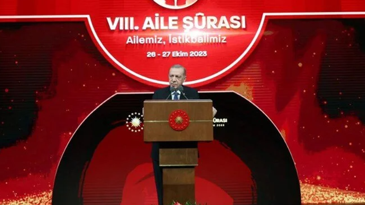 Cumhurbaşkanı Erdoğan, Beştepe'de düzenlenen 8. Aile Şurası'nın açılışında konuştu
