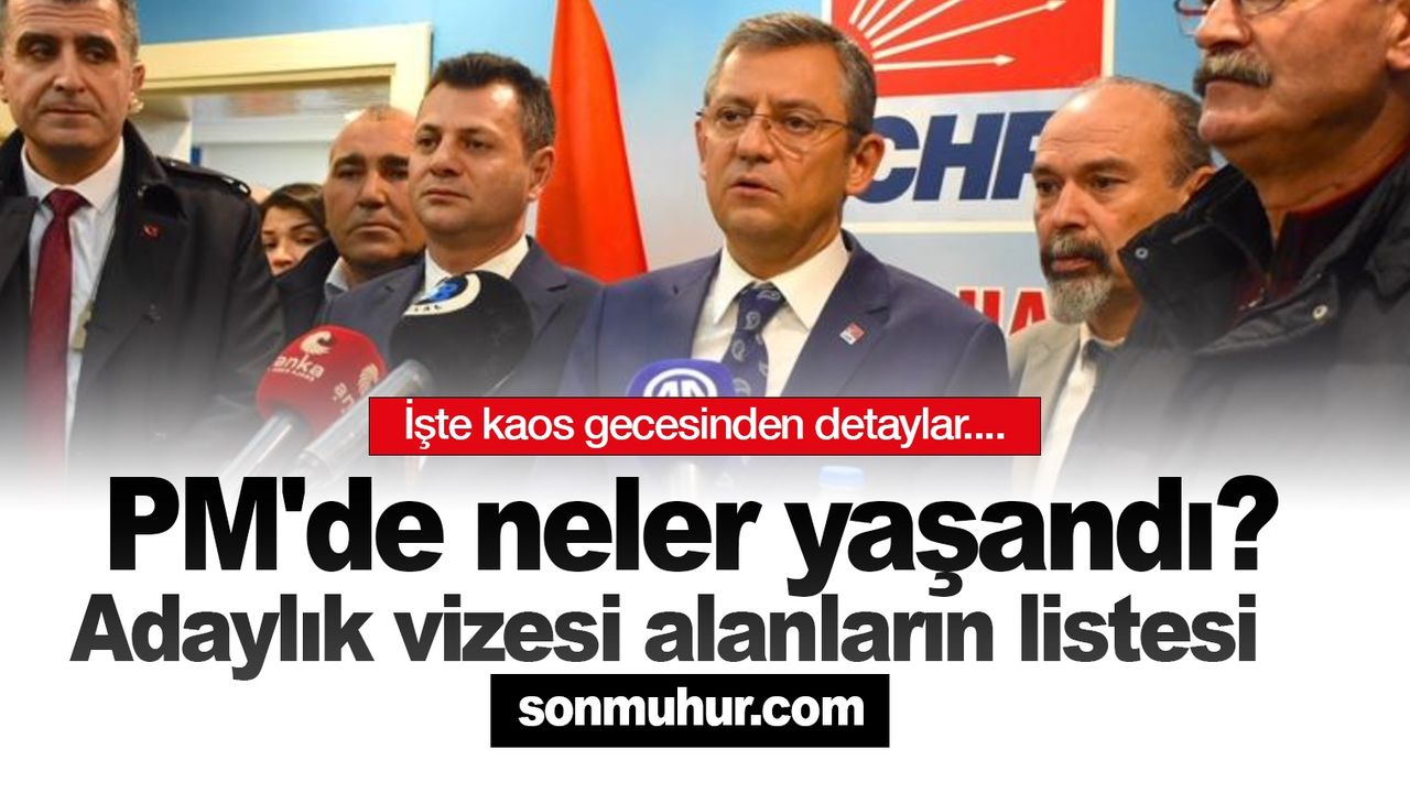 İzmir’in Büyükşehir ve ilçe adayları netleşti...İşte tam liste...