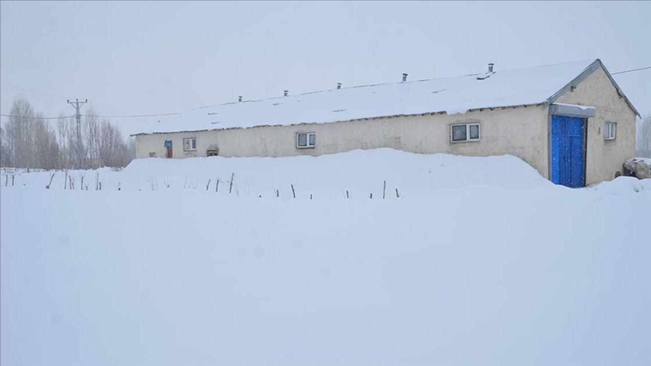 Yoğun kar yağışı ve zorlu kış koşullarında köylülerin mücadelesi