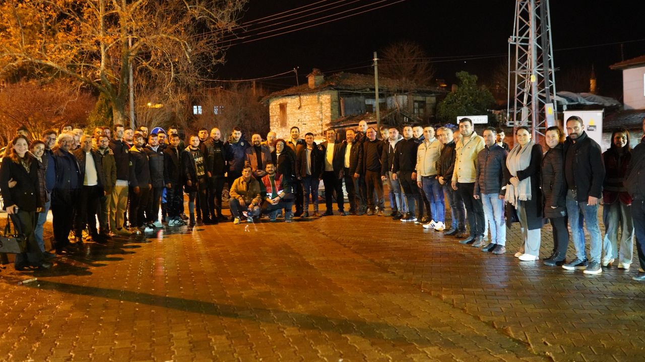 CHP Ödemiş Belediye Başkan Adayı Mustafa Turan'dan yoğun katılımlı seçim gezisi