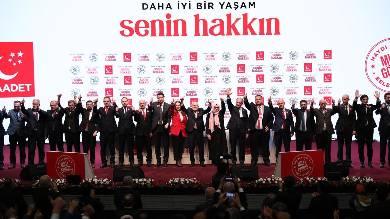 Saadet Partisi 339 adayını açıkladı, 21'i İzmir'den!