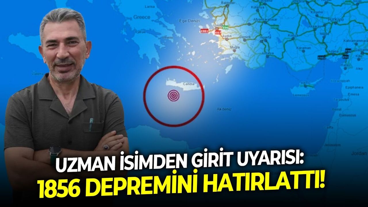 Uzman isimden Girit uyarısı: 1856 depremini hatırlattı!
