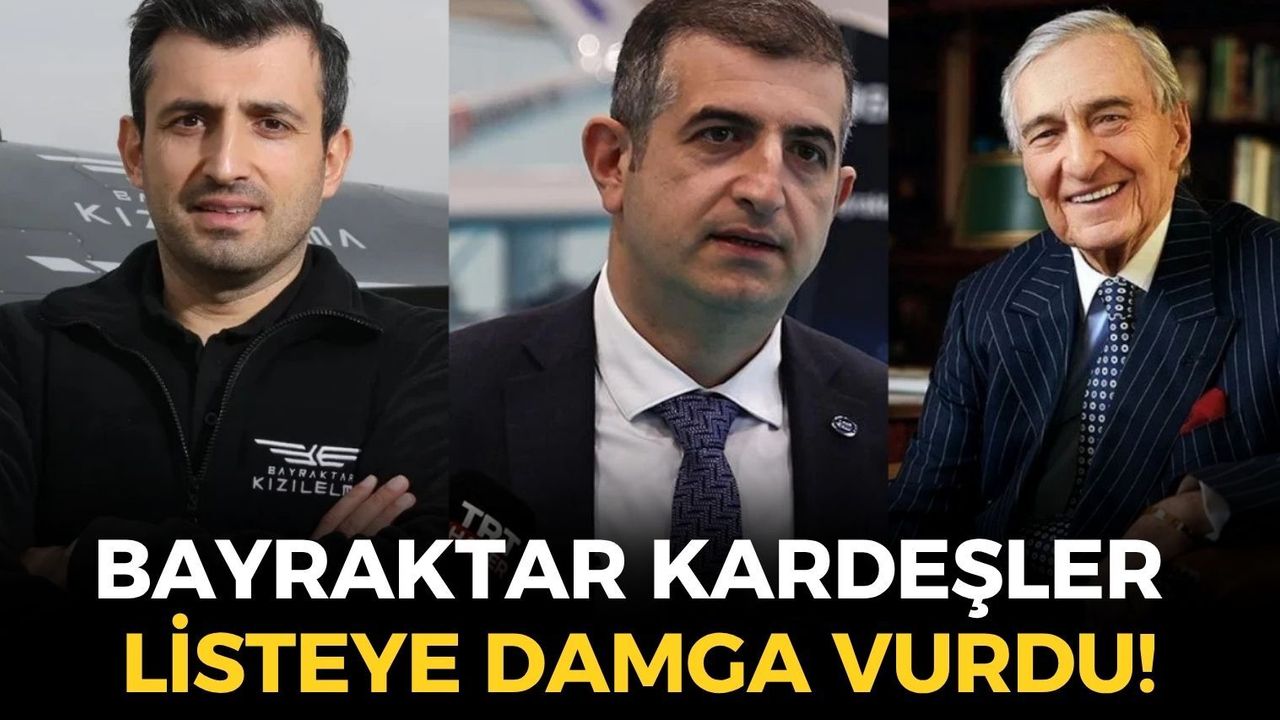 Bayraktar kardeşler listeye damga vurdu: Türkiye’nin vergi şampiyonları belli oldu!