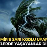 İzmir'e peş peşe sarı kodlu uyarı! O ilçelerde yaşayanlar dikkat! Sıcaklıklarda sert düşüş...