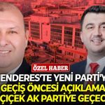 Menderes’te YENİ Parti'ye geçiş öncesi açıklama: İlkay Çiçek AK Parti’ye geçecek mi?