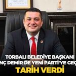 Torbalı Belediye Başkanı Övünç Demir de YENİ Parti'ye geçiyor! Tarih verdi