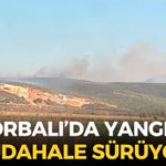 SON DAKİKA İzmir Torbalı'da yangın: Havadan ve karadan müdahale sürüyor!