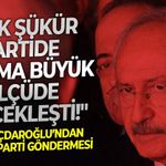 Kılıçdaroğlu’ndan YENİ Parti göndermesi: "Çok şükür partide arınma büyük ölçüde gerçekleşti!"