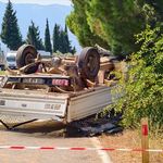 Aydın'da feci kaza! Devrilen kamyonette 3 kişi hayatını kaybetti