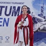 Aliağalı milli sporcu Merve Nisa Mızrak'tan Gürcistan'da altın madalya!