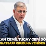Başkan Cemil Tugay geri döndü: Çıktığı WhatsApp grubuna yeniden eklendi!