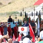 Cumhurbaşkanı Erdoğan Ahlat'tan seslendi: "Kan tüccarları kaybedecek, kazanan insanlık olacak"