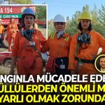 Yangınla mücadele eden gönüllülerden önemli mesaj: "Duyarlı olmak zorundayız"