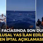 SON DAKİKA 3 günlük ulusal yas ilan edildi, MSB'den 'iptal' açıklaması geldi... Gemi faciasında son durum!
