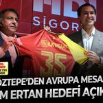 Göztepe’den Avrupa mesajı! Kerem Ertan hedefi açıkladı