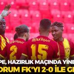 Göztepe, hazırlık maçında yine galip! Bodrum FK'yı 2-0 ile geçti