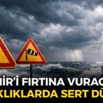 İzmir'i fırtına vuracak! Sıcaklıklarlarda sert düşüş... İlçelerde son durum!