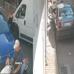 Bayraklı'da yere düşen deste deste parayı alan şüpheli kamerada!