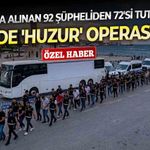 Gözaltına alınan 92 şüpheliden 72'si tutuklandı: İzmir'de 'Huzur' operasyonu!