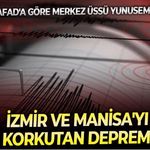 Deprem bir kez daha kendini hatırlattı! Manisa merkezli deprem İzmir'de de hissedildi