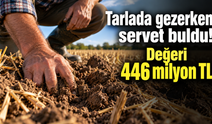 Tarlada gezerken servet buldu! Değeri 446 milyon TL