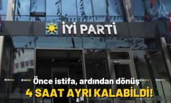 İYİ Parti Ankara Milletvekili Altıntaş önce istifa etti ardından geri aldı