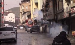 Hakkari'de polisle çatışan eylemcilere dev operasyon: 15 gözaltı