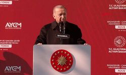 Erdoğan metro hattı açılışında konuştu