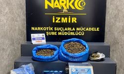 İzmir polisi kilolarca uyuşturucu ele geçirdi