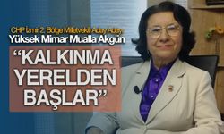 CHP İzmir  2. Bölge Milletvekili  Aday Adayı Yüksek Mimar Mualla Akgün: “Kalkınma Yerelden Başlar"