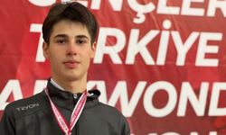 Genç taekwondocu Türkiye ikincisi