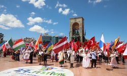 Cumhuriyetin 100’üncü yılına özel 100 ülkenin kültür elçisi Taksim’de bir araya geldi