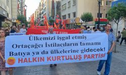 İzmir'de sığınmacı protestosu: "Ya Batı'ya ya da ülkelerine gidecekler!"