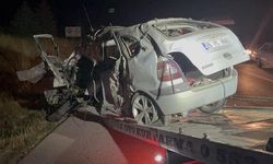 Şarampole uçan otomobilin sürücüsü öldü