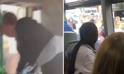 İstanbul'da, tartıştıkları İETT otobüsünün sürücüsüne saldırdı.