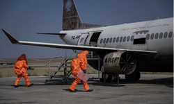 Ankara Esenboğa Havalimanı'nda kimyasal madde tatbikatı gerçekleştirildi