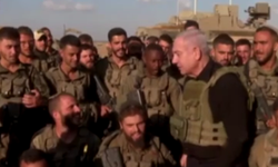 Netanyahu ve Gallant, Gazze sınırında askerleri ziyaret etti