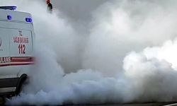 Bartın'da 112 ambulansı yolda kaldı, duman paniğine neden oldu