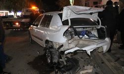 Sandıklı'da zincirleme kaza maddi hasarla atlatıldı