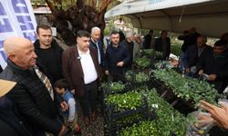 Menderes Belediye Başkan V. Erkan Özkan tarafından ilçede ki üreticilere ücretsiz fide dağıtıldı.