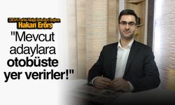 DEVA Partisi Aliağa Belediye Başkan Adayı Hakan Erörs: Mevcut adaylara otobüste yer verirler!