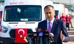 Ali Yerlikaya:''30 Büyükşehirde 162 mobil göç noktası aracına ulaşıldı''