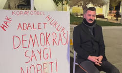 CHP'de Koray Göbel'in oturma eylemi devam ediyor