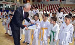 Muş'ta 250 karateci kuşak heyecanı yaşadı!