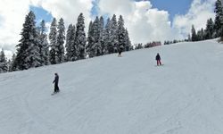 Ilgaz Dağı'nda Ramazan ayında kayak keyfi: Kartpostallık manzaralar ortaya çıktı