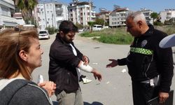 Manavgat'ta kaza: Yaralanan sürücü, hastaneye gitmeyi reddetti